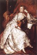 Thomas Gainsborough Miss Ann Ford France oil painting artist